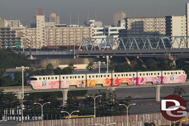 A 15th Anniversary Monorail on the line too.