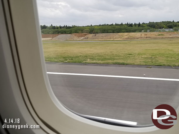 Touching down at 1:47pm at Narita Airport just outside of Tokyo.