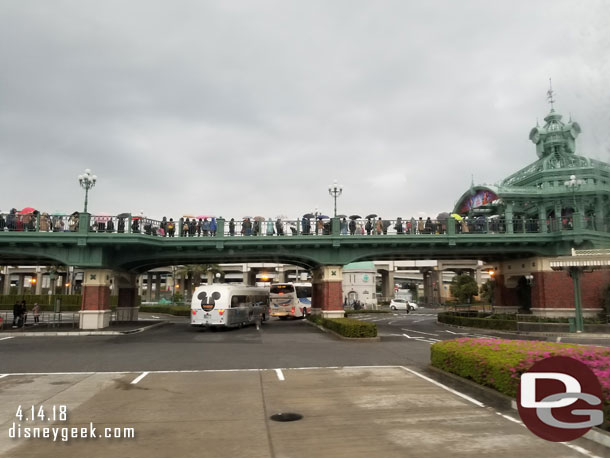 Passing the Tokyo Disneyland Gateway area.