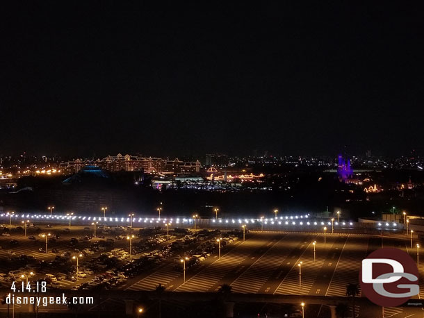 Closing out this travel day with a final look out the window before closing the blinds.  It was around 10:15pm