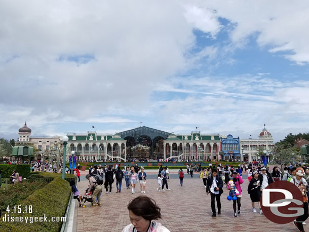 Looking back toward World Bazaar.