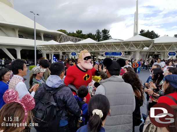 Spotted Mr. Incredible nearby.