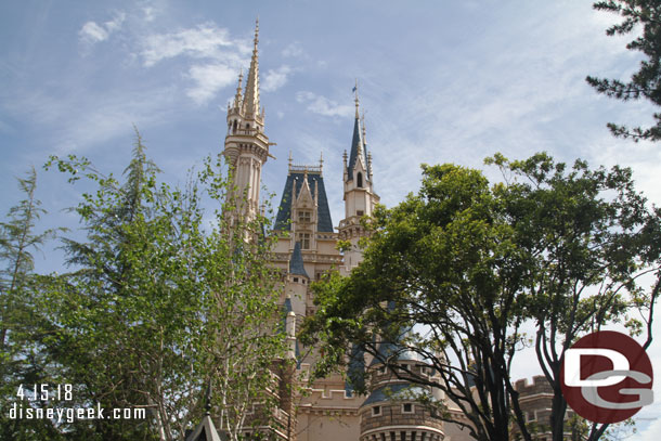 Cinderella Castle, hard to believe how miserable it looked only a couple hours ago.