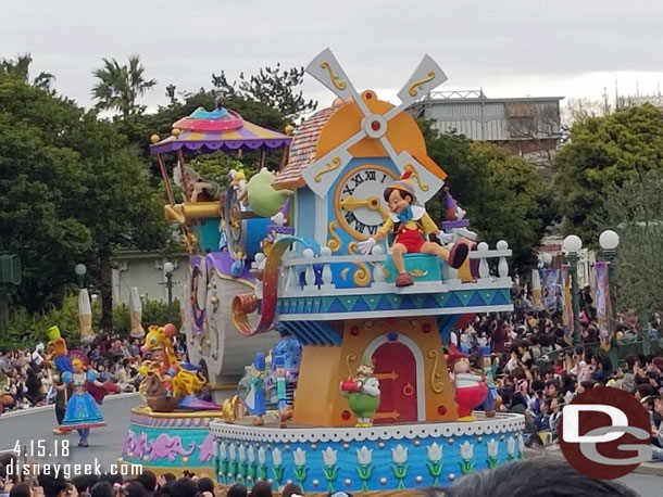 Pinocchio led the next float.