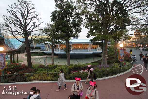 The view from the upper deck of the Omnibus.