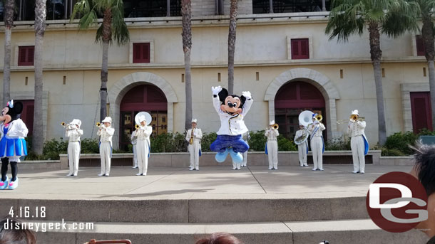 Mickey airborne... this was a cell phone pic so I was pleased with the timing.