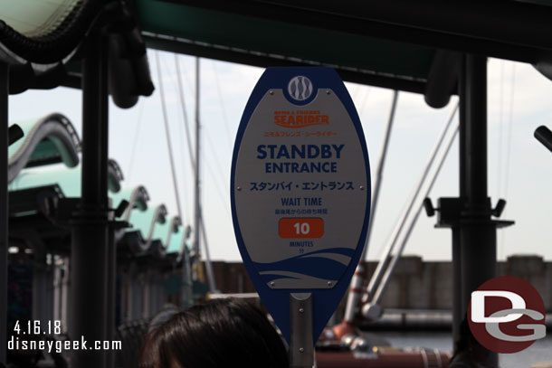 Only a 10 minute wait so I decided to hop in line.