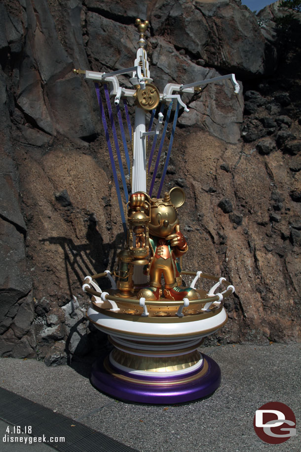 The Port Discovery Golden Mickey (the Mickey statues for the 35th Anniversary are present in Tokyo DisneySea too)