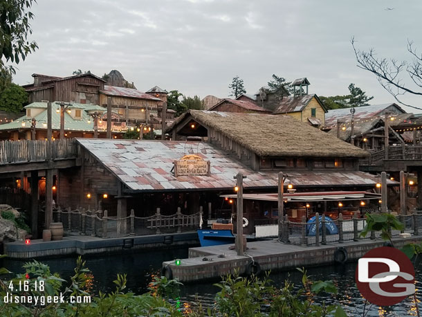 The Lost River Delta DisneySea Transit Steamer Line dock.