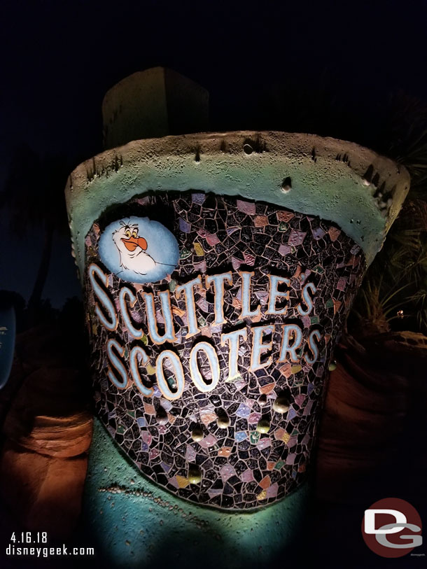 There was no wait so decided to try another attraction I had not visited before.. Scuttle's Scooters