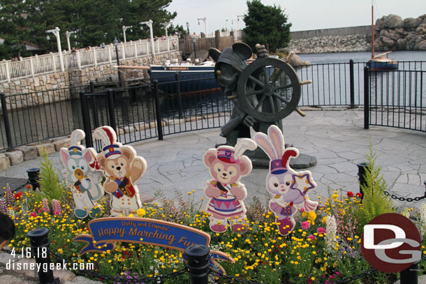 Duffy & Friends near the Mickey statue.