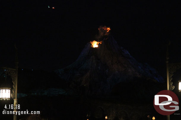 Mt. Prometheus started to erupt again.. so a couple attempts to get pictures...
