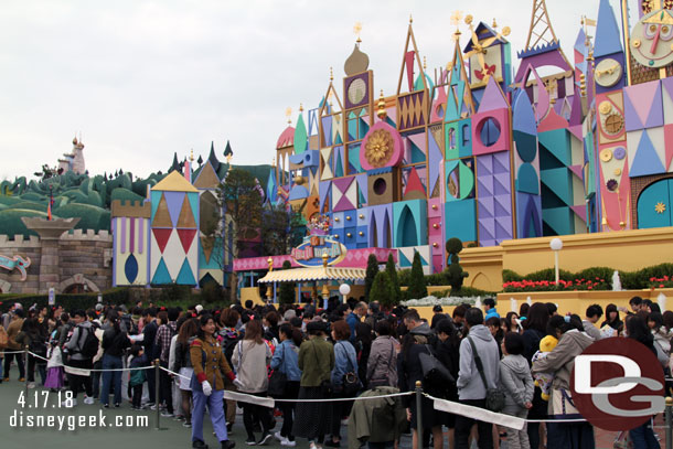 The standby queue for Small World.