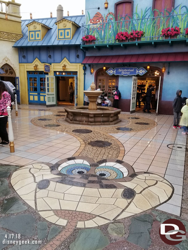 Walking through Adventureland.