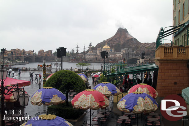 Looking into Tokyo DisneySea this morning.