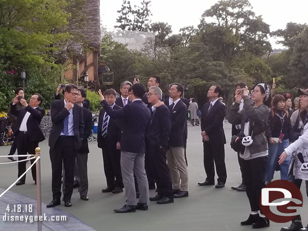 Spotted this group of suits out front of the attraction.