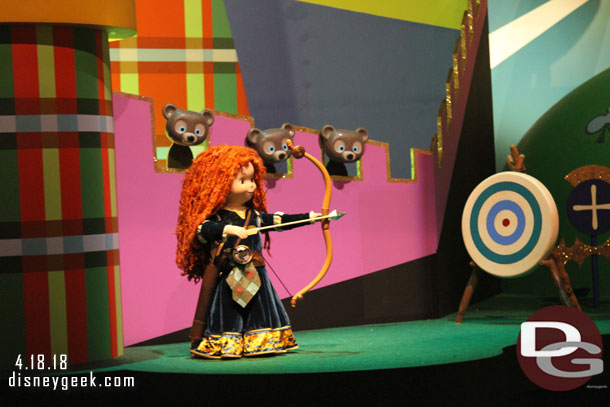 Merida and her three brothers from Brave