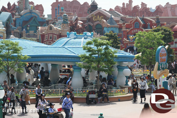 Looking toward Downtown Toon Town