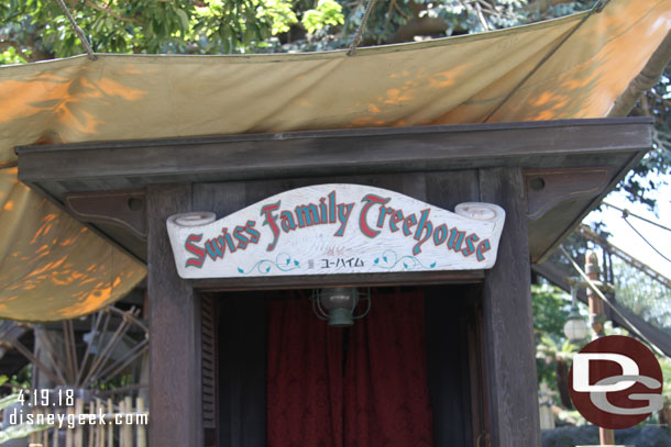 Next up paid a visit to the Swiss Family Treehouse