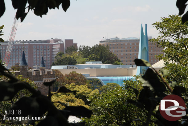 Looking toward Tomorrowland