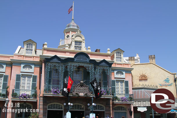 Pirates of the Caribbean entrance.