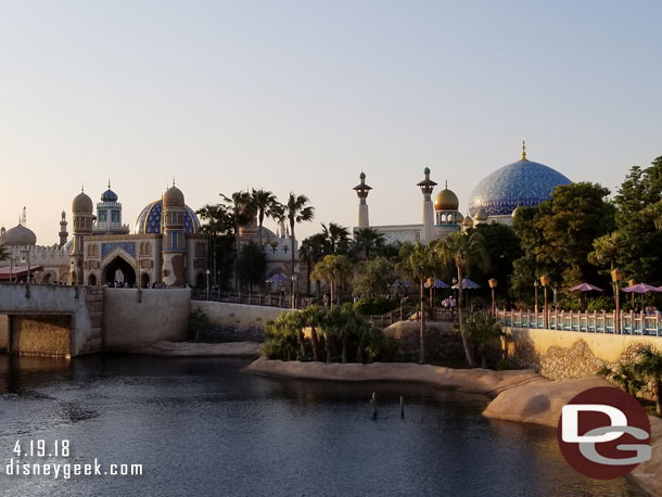 Looking back to the Arabian Coast