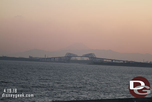 Trying to get a better picture of Mt. Fuji.