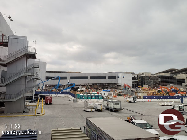 Had a few minutes so walked over to take a look at the construction of the connector from the Delta terminal 3 to Bradley International.