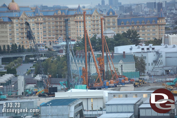 This construction is for the new Space Mountain project.