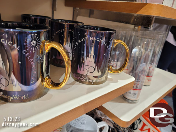 Walt Disney World 50th mugs