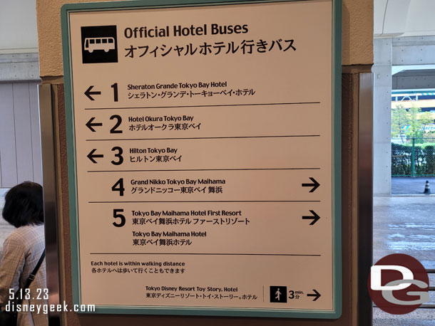 This was interesting to me. The Toy Story Hotel does not have a shuttle bus. It does have the shortest walk since it is directly across the street.