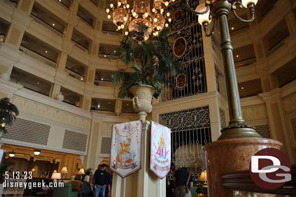 And the lobby.