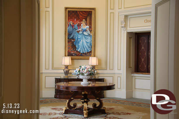 Art work down the hallway toward the ballrooms