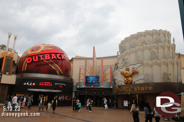 An Outback and Red Lobster opened by the Disney Store