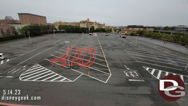 Tokyo DisneySea bus parking.