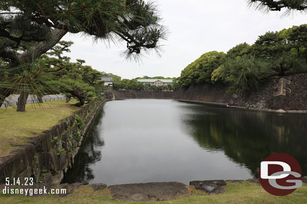 Hamaguri-bori Moat with the Kunaicho Chosha (Imperial Household Agency Blgd) in the background