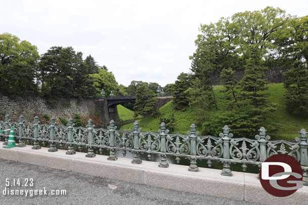 Making my way over to the Nijubashi Bridge area