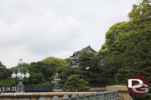 Fushimi-yagura in the distance