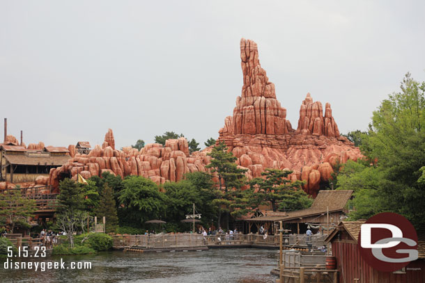 Big Thunder across the river