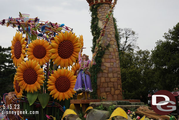 Rapunzel in the center