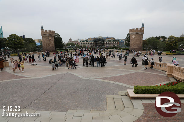 Looking toward World Bazaar from Cinderella Castle