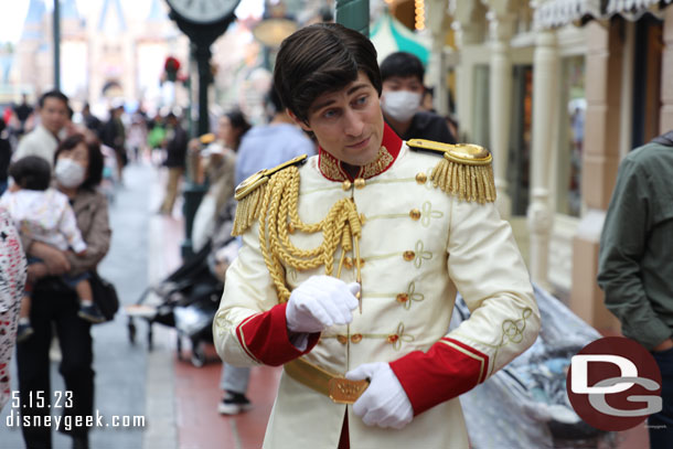 Prince Charming was roaming around too, seems he lost Cinderella