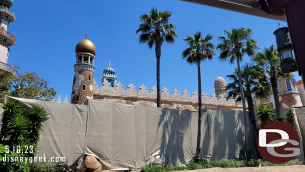 Renovation work underway in the Arabian Coast