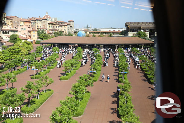 8:39am - The queue to enter DisneySea was not horrible.