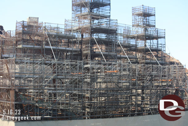 A closer look at the Fortress Explorations area work.