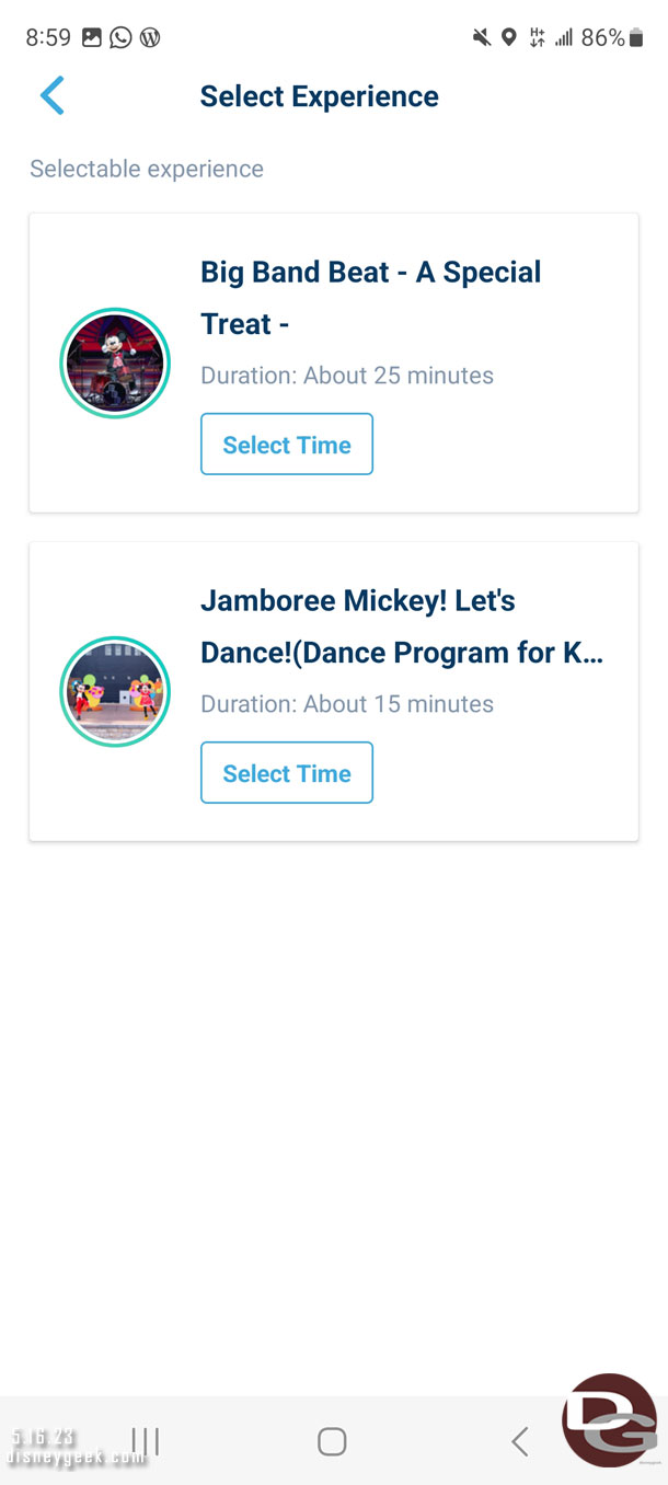 Select the show.