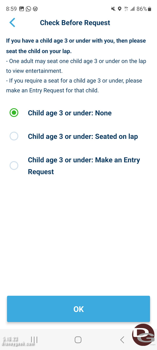 Indicate if you have any kids.