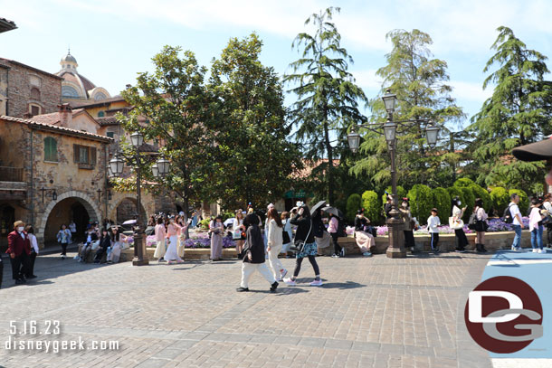 The queue for Mickey Mouse