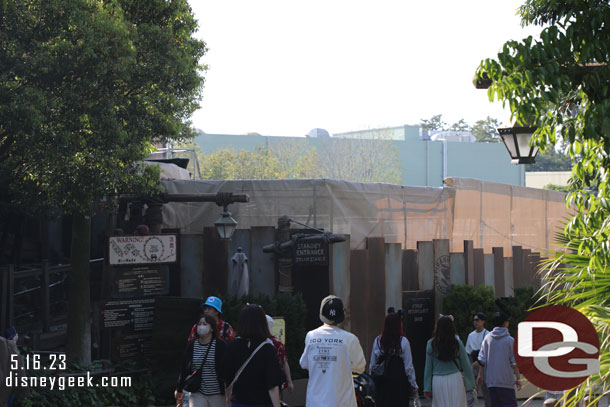 The entrance to Fantasy Springs will be here, between Raging Spirits and the Magic Carpets.