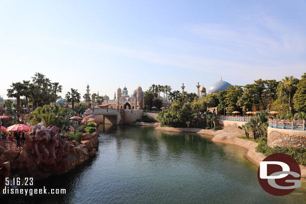 The Arabian Coast.  Can you spot Cinderella Castle?